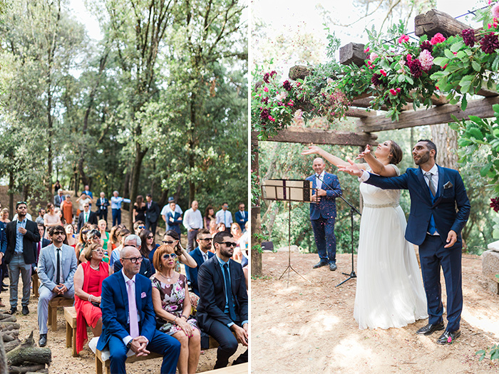 The ceremony | Wedding at Torre Sever | Destination Wedding Photographer Barcelona