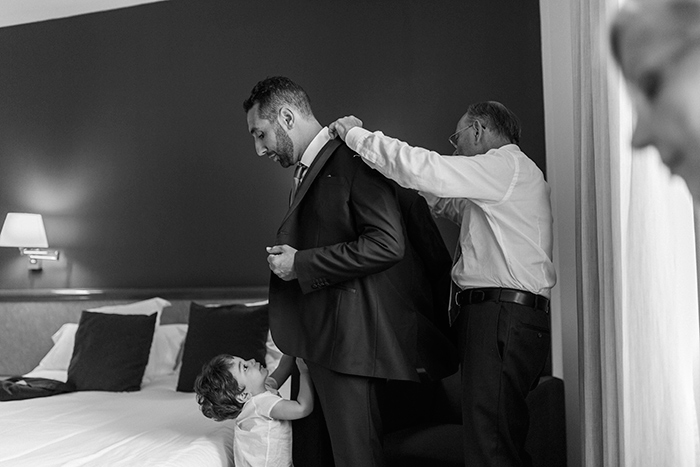 Three men generations | Wedding at Torre Sever | Destination Wedding Photographer Barcelona