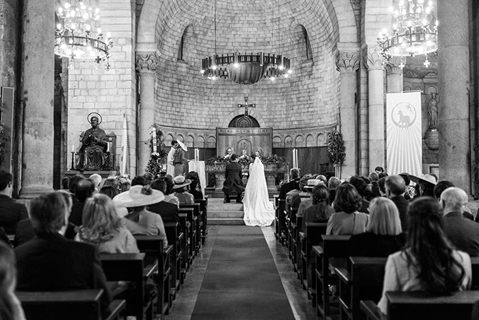 Ceremony at the Monastery |Wedding at Mas Vidrier | Destination Wedding Photographer Barcelona
