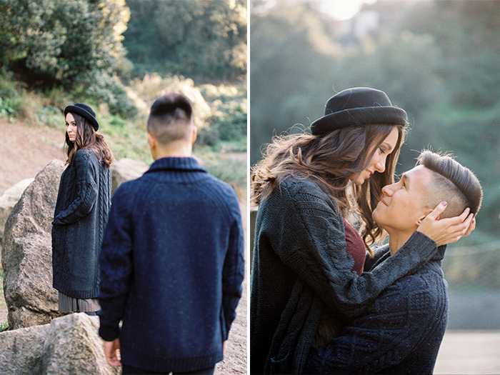 Photo Session for two lovebirds | Collserola Wedding Anniversary Photoshoot | Lena Karelova Barcelona Film Photography