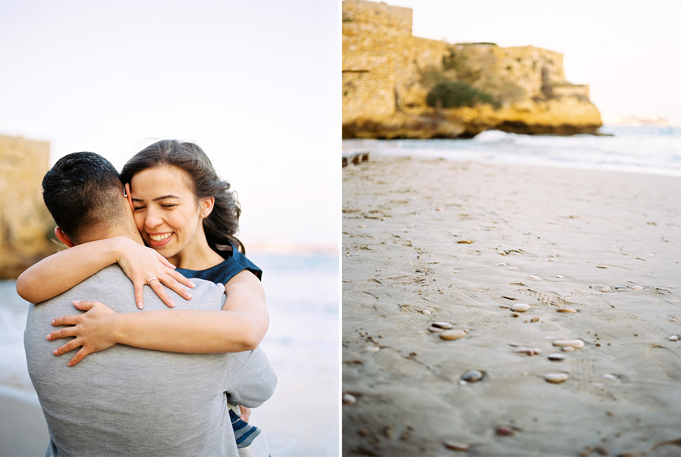 Castell de Tamarit Wedding Photography | Beach Wedding Proposal Photography | Film Photographer Spain | Kodak Portra 400