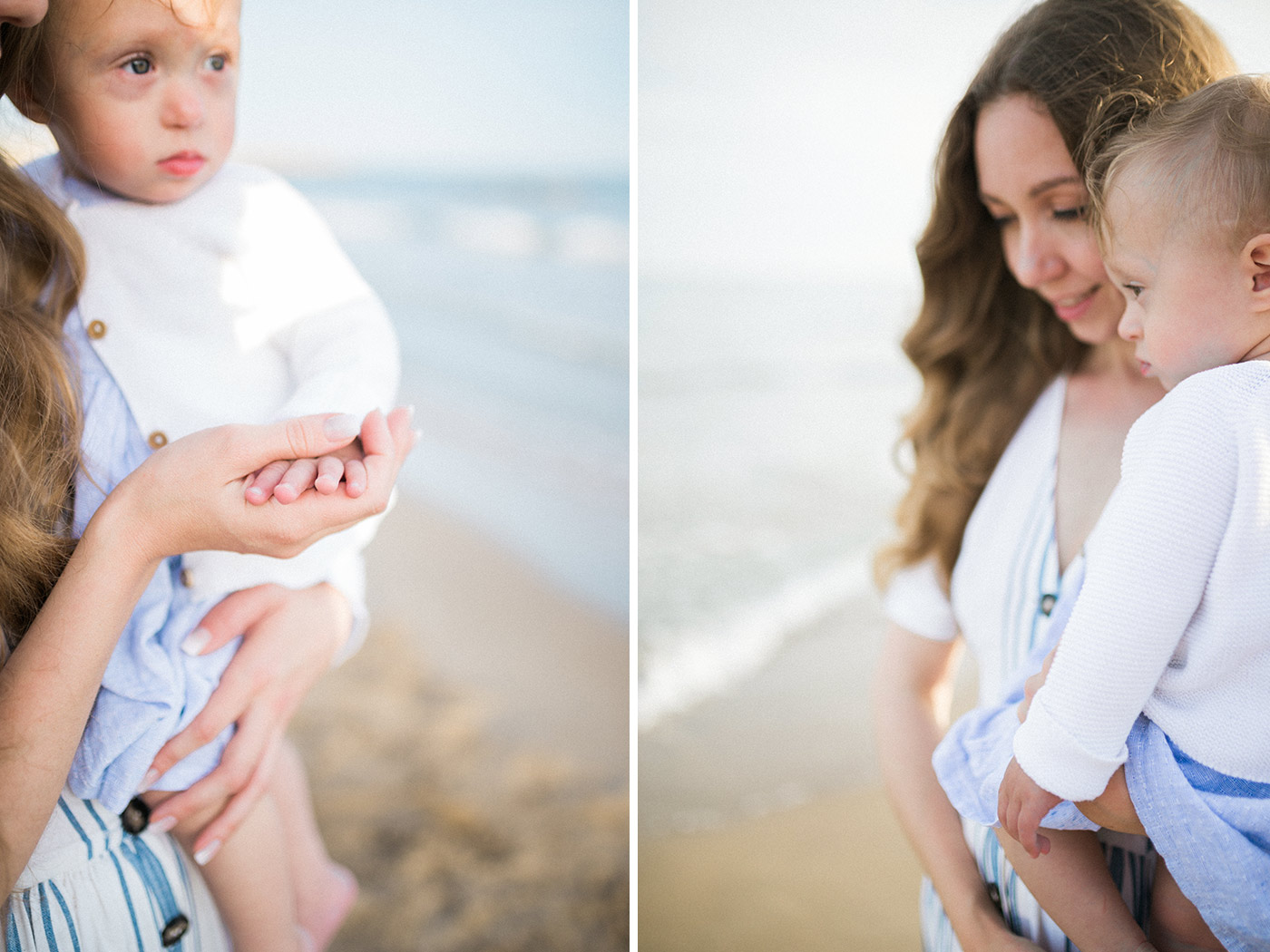 Sitges Family Photographer | Lovely young mother with her little dauther | Lena Karelova Photographer in Barcelona