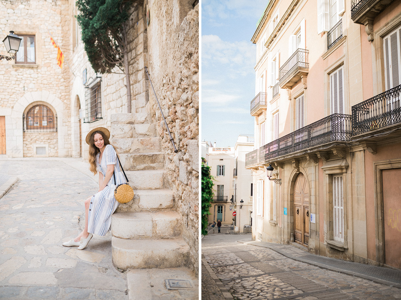 Sitges Family Photographer | Lovely young mother with her little dauther | Lena Karelova Photographer in Barcelona