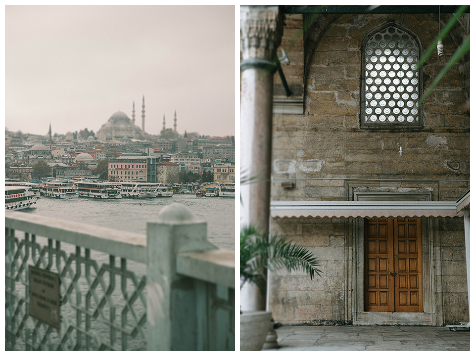 vista al Bósforo Suleymaniye Cami, y la Yeni cami. Lena Karelova fotografía y viajes.