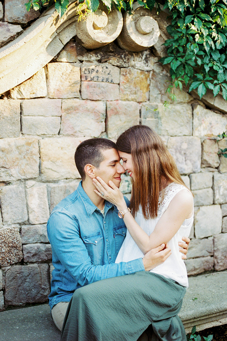 Barcelona engagement photographer | Film Wedding Photographer | Lena Karelova Photographer in Barcelona | Fine Art Photography