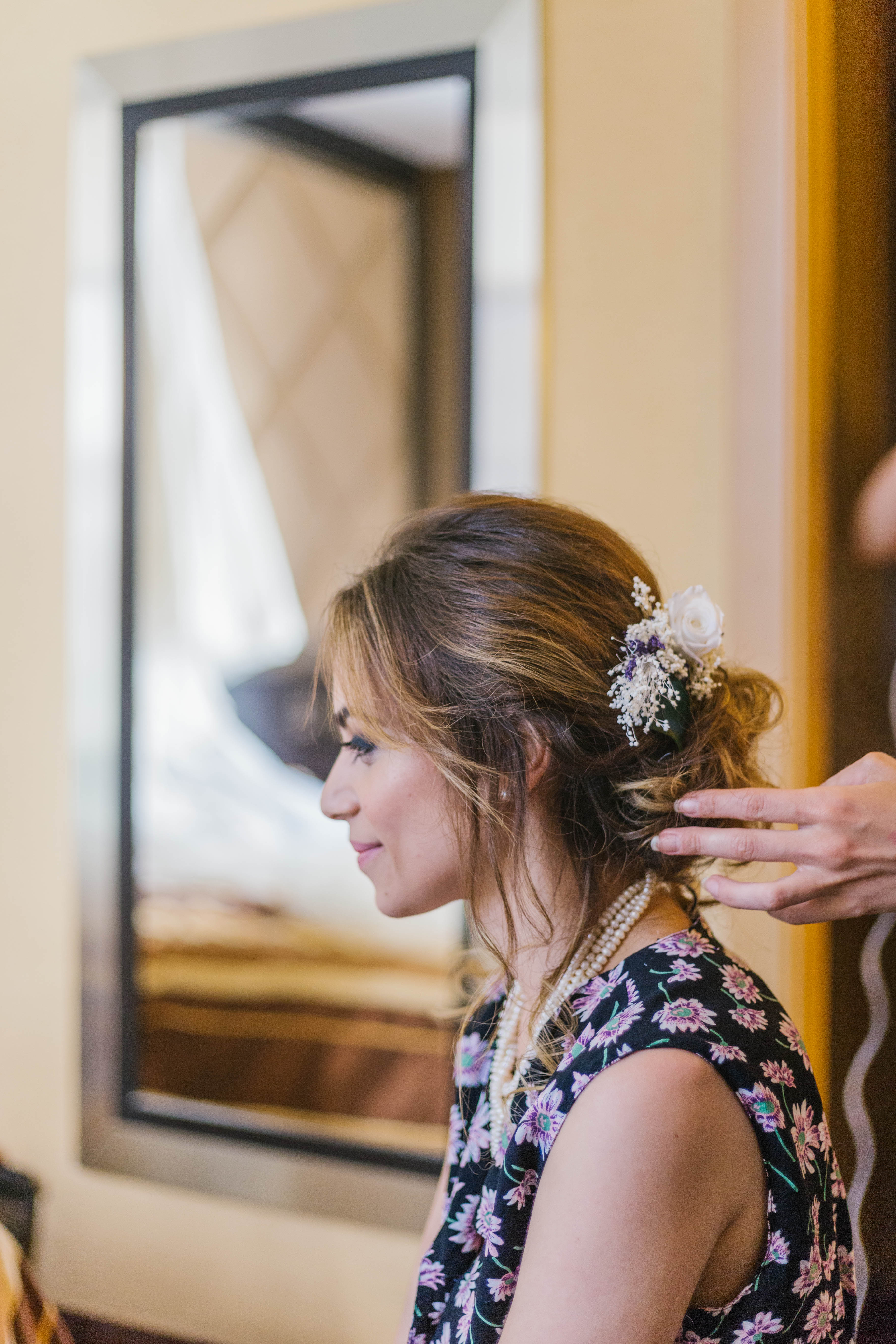 Beautiful couple on terrace in Barcelona | Fin Art Photographer | Lena Karelova Photography | Barcelona Film Wedding Photographer