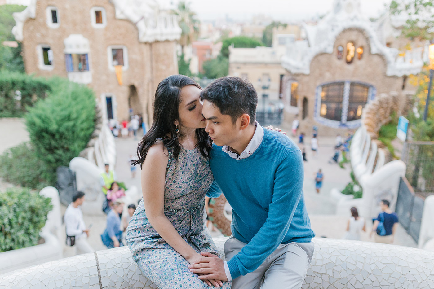 Elegant pre wedding photoshoot Barcelona | Fine Art Photographer | Lena Karelova Photography | Engagement Photographer Barcelona