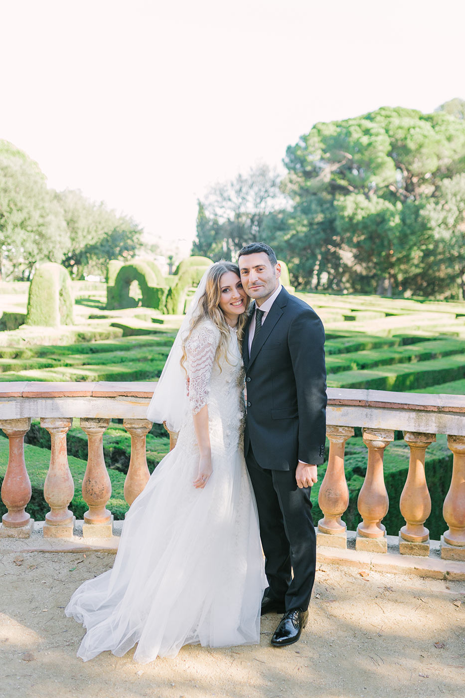 Lovely romantic couple | Fine Art Photographer | Lena Karelova Photography | Destination Wedding Photographer Barcelona | Film Wedding Photographer