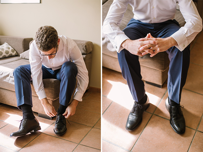 Getting ready before the ceremony |Wedding at Mas Vidrier | Destination Wedding Photographer Barcelona