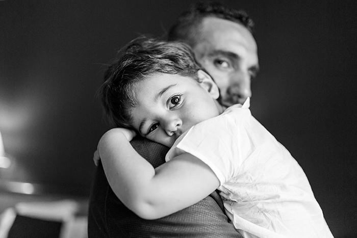 Portrait of the groom and his son | Wedding at Torre Sever | Destination Wedding Photographer Barcelona