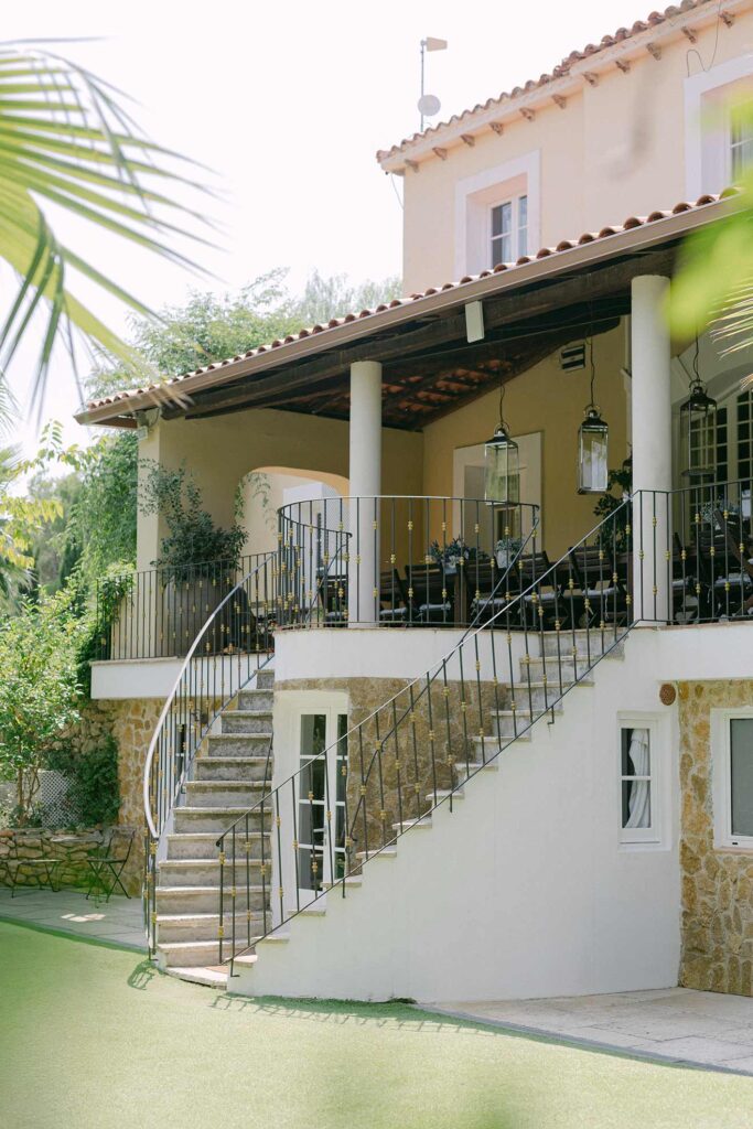 Casa Nova Estate private villa wedding venue near Barcelona with classic Spanish architecture and garden ceremony space.