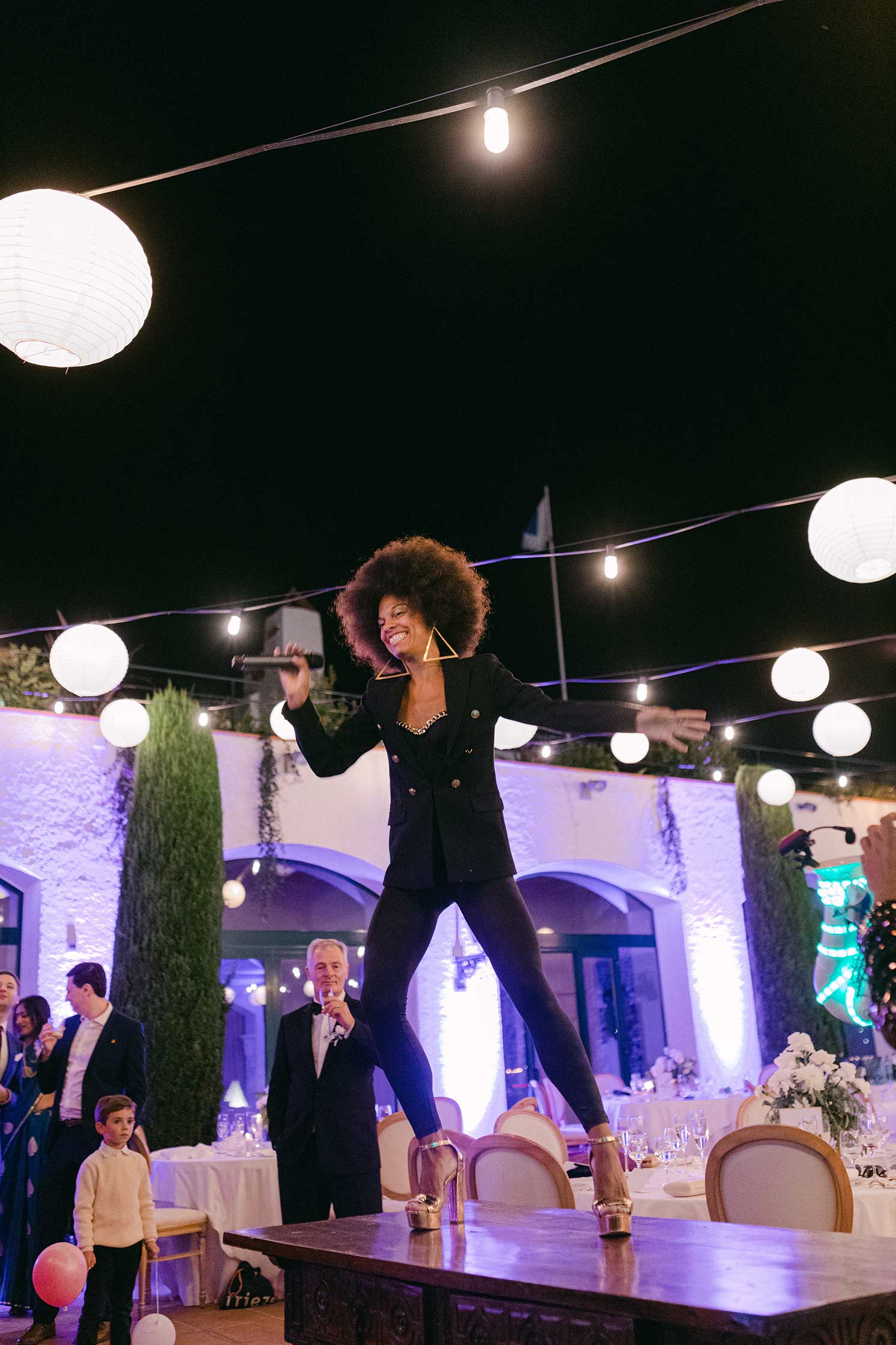 Gigi singer at Hostal La Gavina Wedding