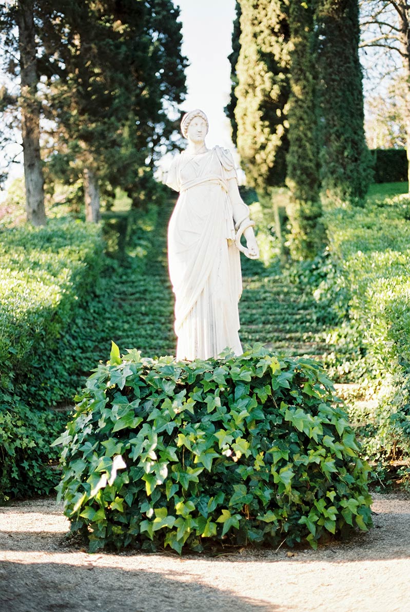 Italian aesthetic at Santa Clotilde Garden on the Costa Brava, SPain ideal for surprise proposal in Spain