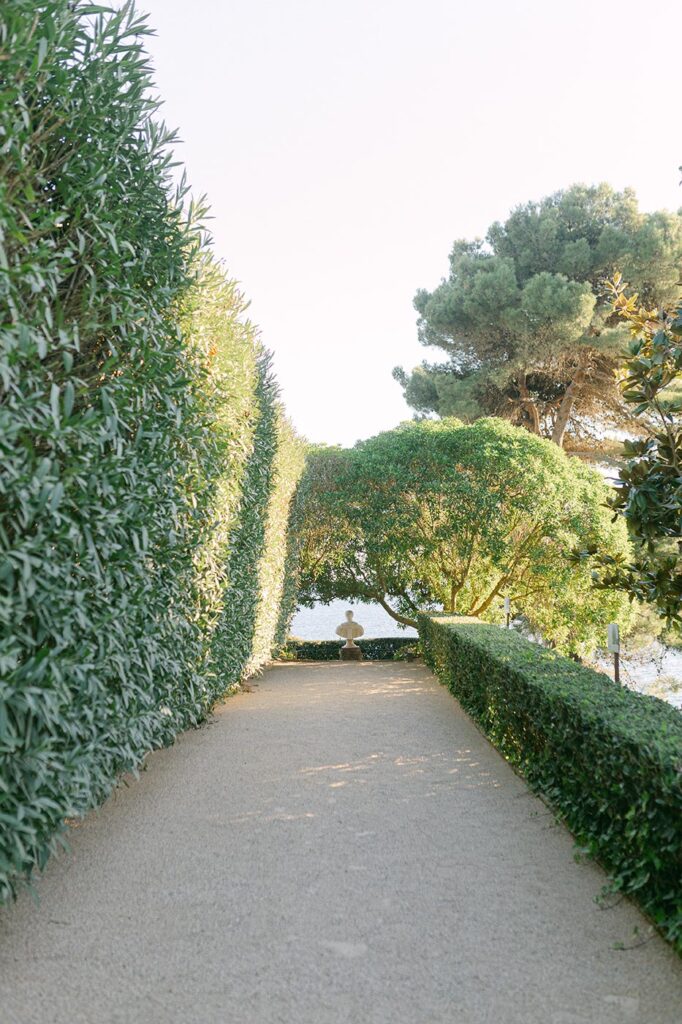 Santa Clotilde is architectural, symmetrical and calm garden on of the best locations for surprise proposal on the Costa Brava, Spain